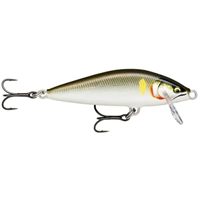 Image de Rapala Leurre de Pêche Countdown Elite Matériel avec Construction Balsa d&#039;Eau Douce Coulant Profondeur Nage 1,2m Taille 7,5cm/10g Fabriqué en Estonie Gilded Ayu