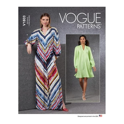 Image de Vogue Patterns V1803ZZ Robe ZZ pour femme (L XL XXL)