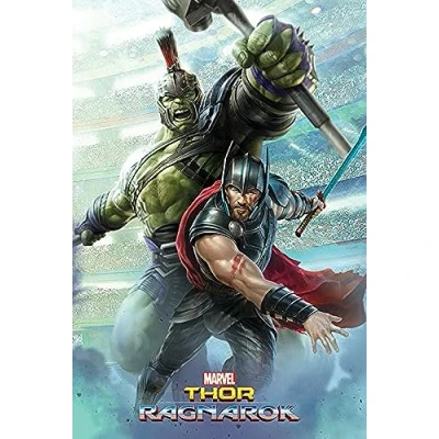 Image de Thor Ragnarok (Thor and Hulk) 61 x 91.5 cm Maxi Poster