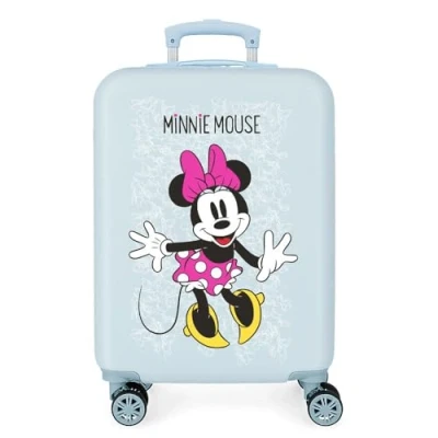 Image de Disney Minnie Enjoy the Day Valise Trolley Cabine Bleu 40x55x20 cms Rigide ABS Serrure à combinaison 34L 2,8Kgs 4 roues doubles Bagage main, Azul
