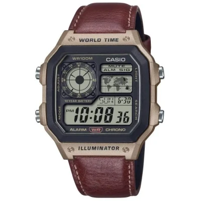 Image de Casio Mixte Analogique Quartz Montre avec Bracelet en AE 1200WHL 5AVEF