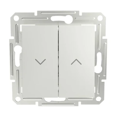 Image de Schneider Electric Asfora EPH1370521D Interrupteur pour volet roulant 10 A 250 V LED encastré Blanc