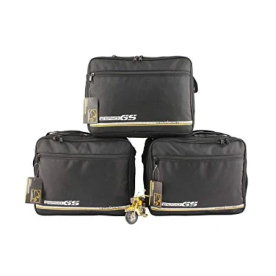 Image de made4bikers Compatible avec Les modèles BMW R1250GS R1250 GS K50 à partir de 2018: Poches intérieures/Sacs intérieurs pour valises latérales Ensemble Complet