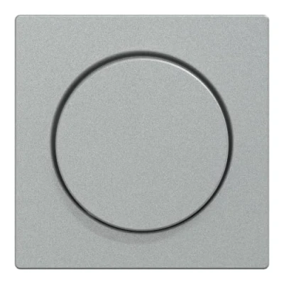 Image de Merten MEG5250 0460 Cadre central avec bouton rotatif en aluminium Système M