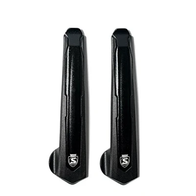 Image de SILCA Démonte pneus Premio Ensemble de deux Levier minimaliste en aluminium forgé avec protection jante nylon non marquant co moulée vélo