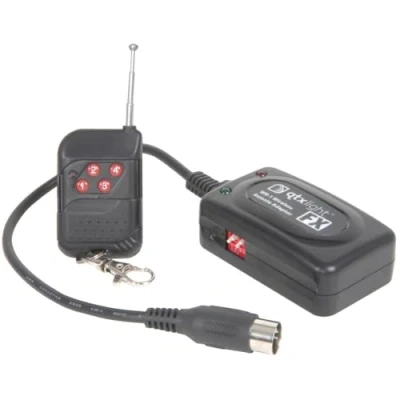 Image de qtx Télécommande sans fil WR1 pour machine à fumée