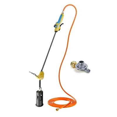 Image de GLORIA Chalumeau à gaz Thermoflamm Bio Professional E+ Turbo Set Puissant pour les grandes surfaces Raccordement de bouteilles comprimé Désherbeur/désherbeur Avec réducteur