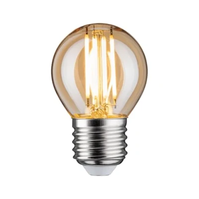 Image de Paulmann 28713 Ampoule LED à Filament 4,7 W Intensité Variable Or 2500 K Lumière dorée E27, 4