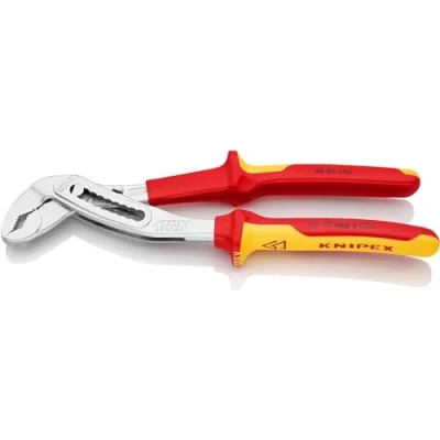 Image de Knipex Alligator® Pince multiprise chromée, isolées par gaines bi matière, certifiées VDE 250 mm (carte LS/blister) 88 06 SB