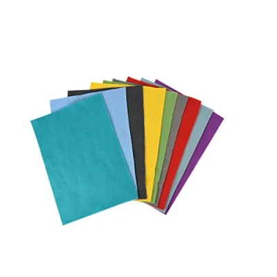 Image de Sizzix Accessory Felt Sheets 10PK (10 Colours Bold), Acrylic, Multi, 29.7 x 21 2.3 cm
