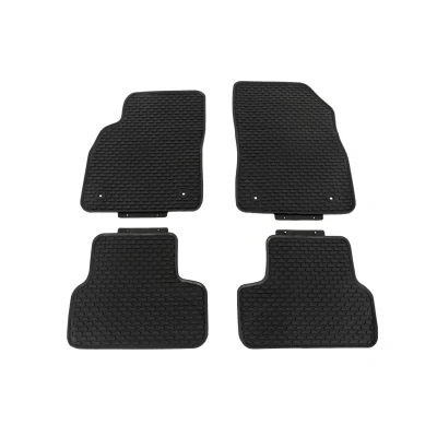 Image de VAICO V51 0409 Ensemble de tapis sol Caoutchouc avant et arrière 4 noir Sur mesure OPEL: Astra J 5 portes, Sports Tourer, GTC