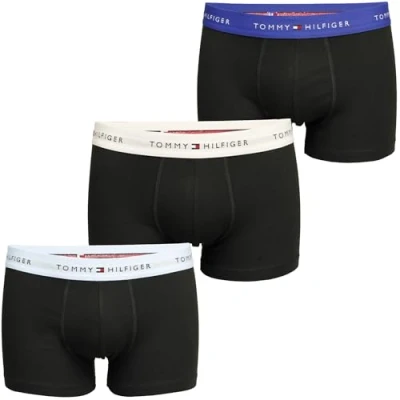 Image de Tommy Hilfiger Men 3P WB Trunk UM0UM02763, Red (Vsl Blu/Lght CST/WDG Blu), XL