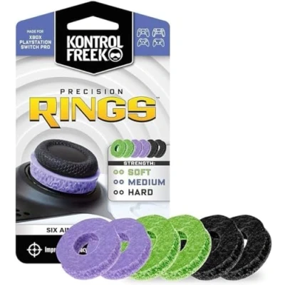 Image de KontrolFreek Precision Rings Zielerfassungshilfe Bewegungskontrolle für Playstation 4 (PS4), Xbox One, Switch Pro und Scuf Controller Gemischte Stärke