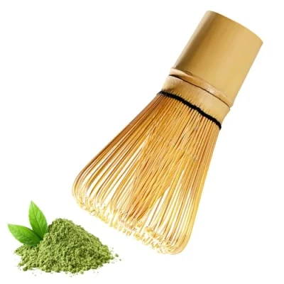 Image de fouet matcha en bambou naturel, fouets à traditionnelle faite la main, kit ceremonie japonais, thé pour cérémonie du thé, boisson 100 Dents