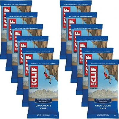 Image de Clif Energy Bar, Chocolate Chip (2.4 Ounce, 12 Count) by Bar