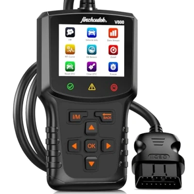Image de OBD2 Diagnostic Auto Valise Voiture: Diagnostique Multimarque Français Lecteur Codes Défaillance Moteur Fonctions Complètes OBDII Machine pour BMW VW Audi Tous Véhicules OBD