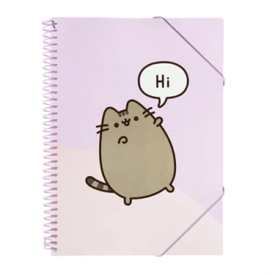 Image de Grupo Erik Porte Vue 60 Vues Pusheen documents A4, Classeur Pusheen, Revue
