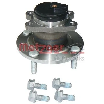 Image de METZGER WM 2130 Kit de roulements roue Essieu arrière gauche, droit avec moyeu SMART: Forfour I, MITSUBISHI: COLT 6