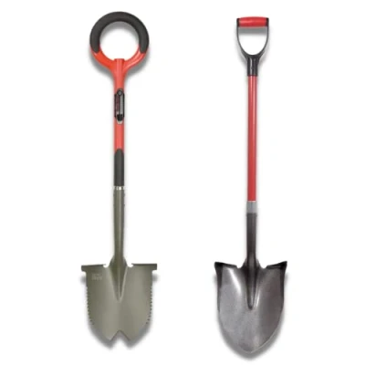 Image de Venteo pelle Ronde RootSlayer + à rebords Outils de Jardin Multifonctions Idéal pour Tous Types sols