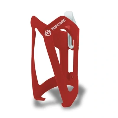 Image de SKS GERMANY TOPCAGE (Porte bidon pour vélos en Plastique léger et résistant, butée réglable, Crochets Variables Un Blocage sûr), Rouge Unisex Adult, Red, Taille Unique