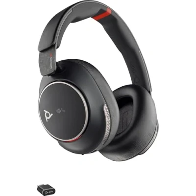 Image de POLY Micro casque Voyager Surround 85 UC USB C certifié Microsoft Teams + adaptateur C/A +base de chargement Neuf