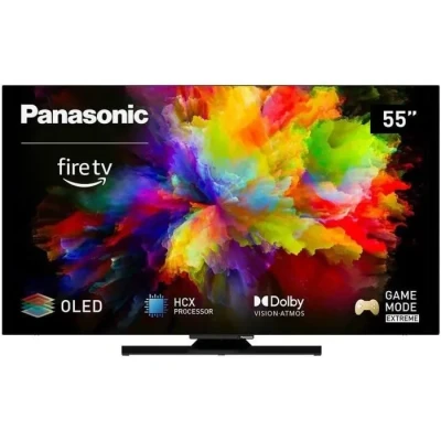 Image de Panasonic TV 55Z80AEZ, Série Z80 55 Pouces 4K Ultra HD OLED Smart TV, 2024, Fire Dolby Vision &amp; Atmos, Mode Jeu Extreme, Controle Vocal Alexa, Airplay, Noir