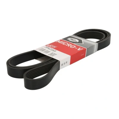 Image de GATES 7PK2265 Courroie Poly V 2265 7 Polyester, EPDM (éthylène propylène diène caoutchouc) RoadMax Value Line KIA: SORENTO 1