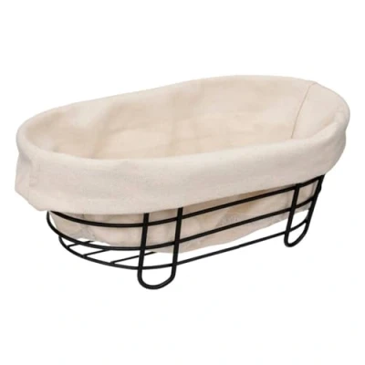 Image de 5 five simply smart Poubelle en acier 28 cm beige noir