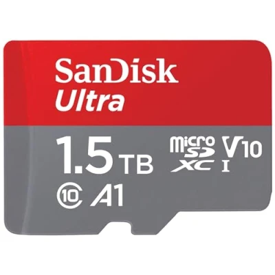 Image de SanDisk 1.5 to Ultra microSDXC UHS I Carte + Adaptateur SD, avec jusqu&#039;à 150 Mo/s, Classe 10, U1, homologuée A1