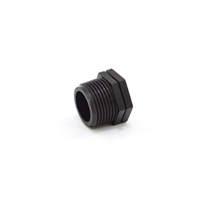 Image de S&amp;M 701740 Bouchon d&#039;irrigation Goutte à Fin Filetage mâle 1/2&quot; Polythylène Noir 1 unité