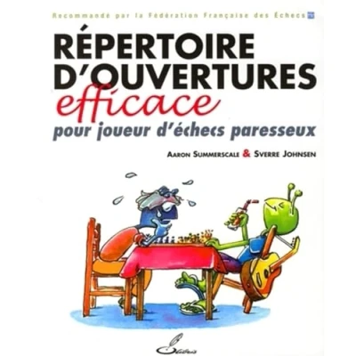 Image de Répertoire d&#039;ouvertures efficace pour joueur d&#039;échecs paresseux Livre d’occasion Bon