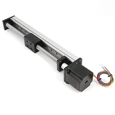 Image de Befenybay Actionneur linéaire de 250 mm longueur avec rails linéaires carrés, vis à bille SFU1605 moteur pas NEMA23 pour pièces routeur CNC monter soi même, axe X Y Z