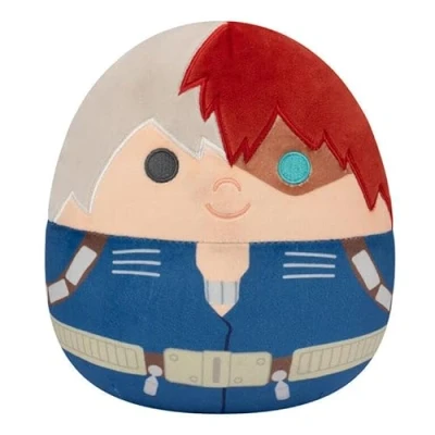 Image de Squishmallows Shoto Todoroki Original 20 cm My Hero Academia peluche officielle Jazwares Jouet en doux et spongieux à collectionner Cadeau pour enfants, filles garçons