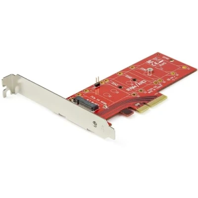 Image de StarTech.com Adaptateur SSD PCIe M2 x4 3.0 NVMe / AHCI NGFF M Key Low Profile et Full PCI Express M.2 (PEX4M2E1)