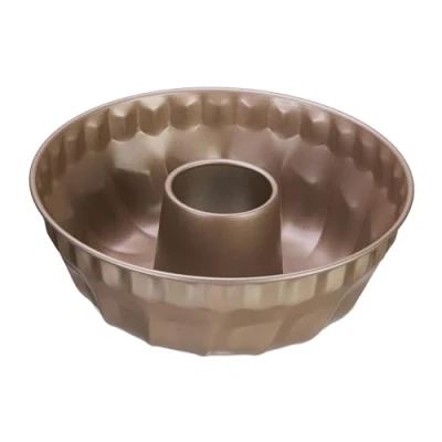Image de Relaxdays Moule à kouglof, pour Divers gâteaux, Dimensions H x D : 9 25 cm, Plat savarin, antiadhésif, Beige