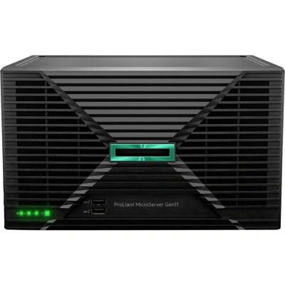 Image de HEWLETT PACKARD ENTERPRISE HPE ProLiant MicroServer Gen11 Serveur Ultra Micro Tower Intel Xeon E 2414 2,6 GHz 16 Go DDR5 SDRAM 180 W