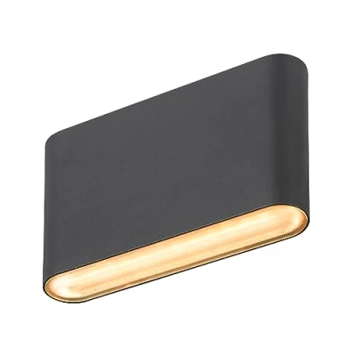 Image de SLV Oval applique d&#039;extérieur up&amp;down CCT 13,5cm noir