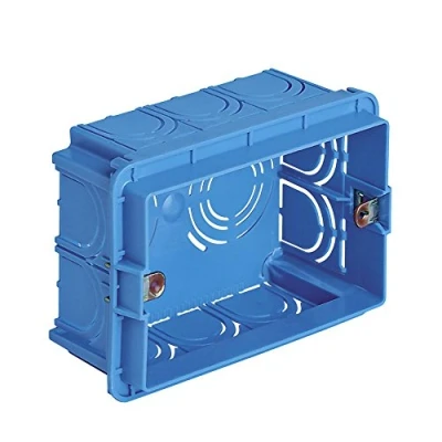 Image de Vimar Boîte d&#039;encastrement rectangulaire 3M Bleue