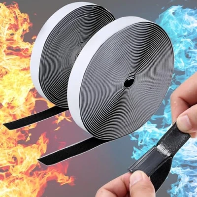 Image de SOSINYA Scratch Autocollant Double Face 10Mx20MM Bande Adhésive, Agrippantes Adhésives Autocollant, Ruban Adhésif Face,Bande Adhésives,bande scratch,adapté aux moustiquaires