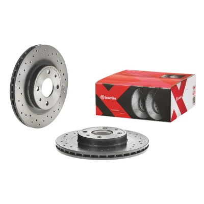 Image de BREMBO XTRA LINE 09.8903.1X Disque de frein 260 20 4 percé/revêtement int. revêtu avec vis/boulons LADA: Priora 3/5 portes, 112, Berline