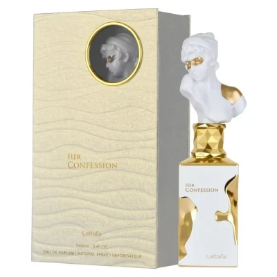 Image de Lattafa Her Confession pour femme Eau de Parfum Spray, 3,4 onces / 100 ml