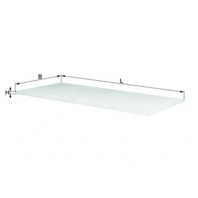 Image de MAHLE ORIGINAL LAP 4 Filtre d&#039;habitacle à particules 470,0 230 20,0