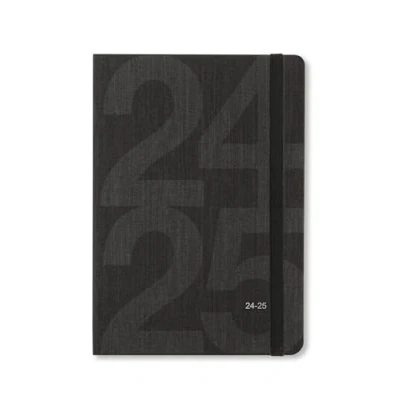 Image de Letts of London Block Agenda scolaire semainier 2024/2025 Noir Format A5