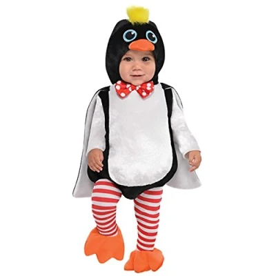 Image de amscan 9902071 Déguisements Pingouin Qui Se Dandine Pour Bébés 0 6 Mois