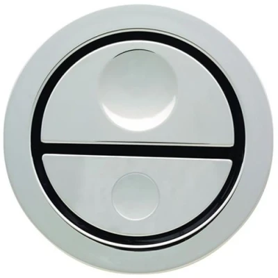 Image de Geberit 241.413.21.1 pneumatique double chasse d&#039;eau WC Chrome Bouton poussoir pour réservoirs AP109 Multicolore