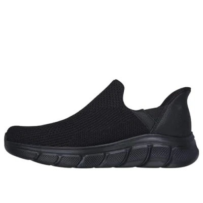 Image de Skechers Homme Slip ins Mains Libres Bobs B Flex Resilient Edge Basket, Noir/Textile, 45 EU