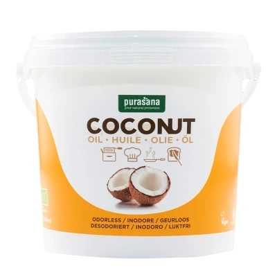 Image de Huile De Noix Coco Désodorisée 2000 Ml (2000 Ml) Retour Gratuit Sous 30 Jours Purasana
