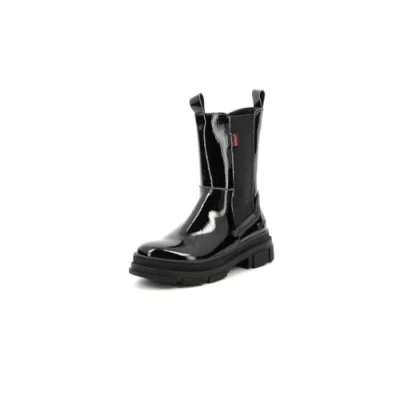 Image de Kickers Cuir KICK GOZ Bottines pour enfants, Taille: 38, Noir
