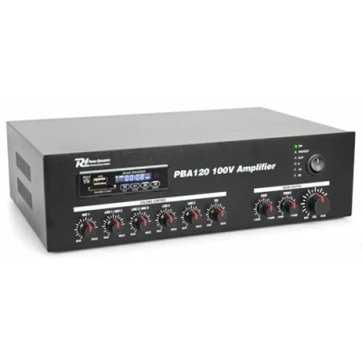 Image de Power Dynamics PBA120 Amplificateur Bluetooth, 120 Watts, FM/USB/SD/MP3, avec télécommande