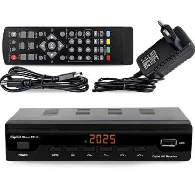 Image de Strom 504 A+ Décodeur TNT Full HD DVB T2 Compatible HEVC264 (HDMI,Péritel, USB, Digital Plus) Noir